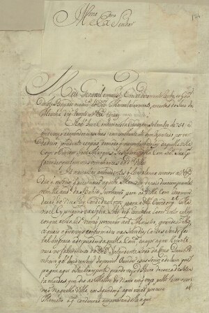 [Carta de Gonçalo Pereira Lobato e Sousa, Governador da Capitania do Maranhão, a Francisco Xavier de...