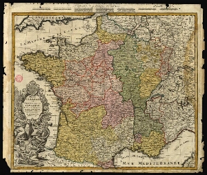 Carte de la France = Regni Galliae seu Franciae et Navarrae