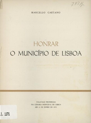 Honrar o município de Lisboa