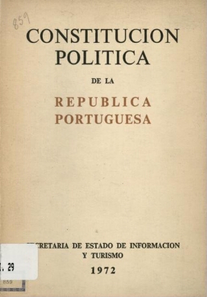 Constitucion politica de la Republica Portuguesa