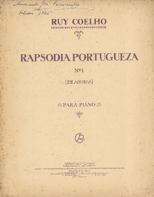 Rapsodia portugueza nº 1 (de Agueda) para piano