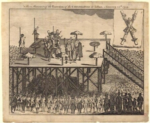 The manner of the execution of the conspirators at Lissbon