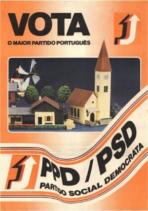 Vota PPD-PSD, o maior partido português