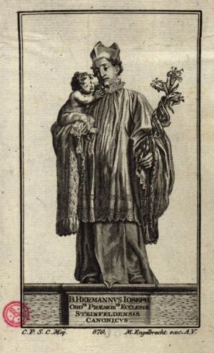 B. Hermannus Ioseph, Ord.is Praemon.is Ecclesiae, Steinfeldensis Canonicus