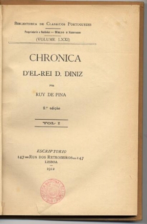 Chronica d'El Rei D. Diniz