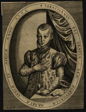 Sebastianvs Dei gratia Rex Portvgaliae Arabiae Indiae et Africae, anno 1561