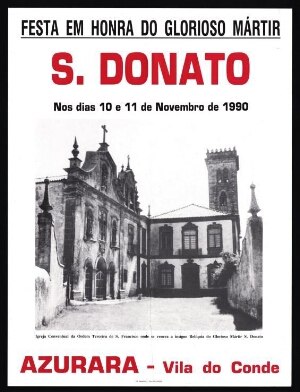 Festa em honra do glorioso mártir S. Donato