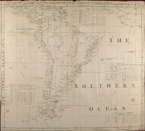 Chart of South America, comprehending the West Indies, with the Adjacent Islands, in the Southern Oc...
