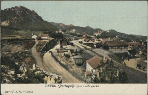 Cintra (Portugal), gare e vista parcial