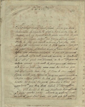 [Carta de D. Henrique de Menezes a Paulo de Carvalho Mendonça sobre o envio de louças e mármores aos...