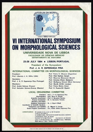 VI International Symposium on Morphological Sciences