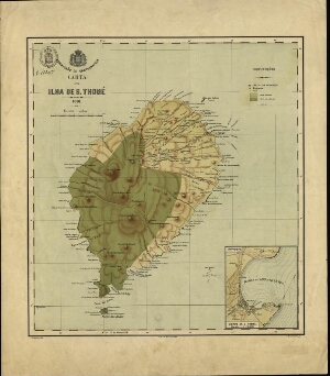 Carta da ilha de S. Thomé