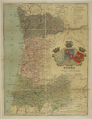 Mapa de la provincia de Douro