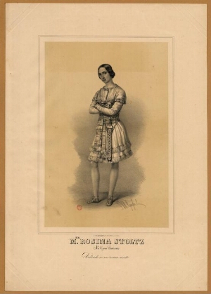 M.mª Rosina Stoltz, na Opera Semiramis