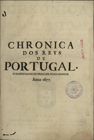 Chronica dos Reys de Portugal