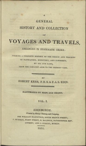 A general history and collection of voyages and travels, arranged in systematic order forming a comp...
