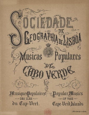 Musicas populares de Cabo Verde = Musiques populaires des Iles du Cap-Vert