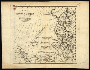 Carte d'une partie de l'Amerique septentrionale tireé des manuscripts de M. Guill. Del'Isle ou l'on ...