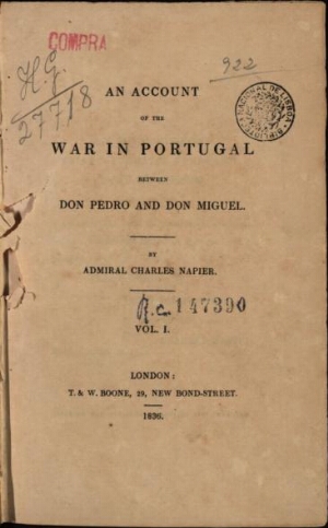 An account of the war in Portugal between Don Pedro and Don Miguel