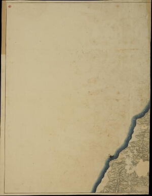 [Carta orográfica e hidrográfica da parte ocidental da Sardenha]
