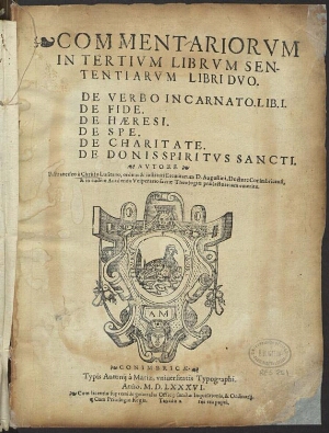 Commentariorum in tertium librum sententiarum libri duo