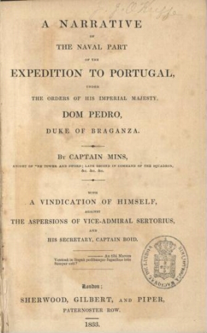 A narrative of the naval part of the expedition to Portugal under the orders of his Imperial Majesty...