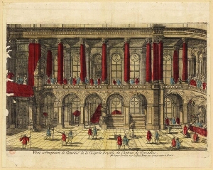 Veue et perspective de lªinterieur de la Chapelle Royalle du Chateau de Versailles