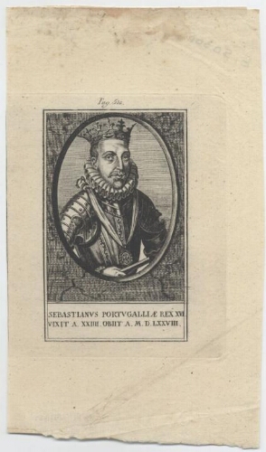 Sebastianvs Portugalliae Rex XVI. vixit a. XXIIII. obit a. M.D.LXXVIII