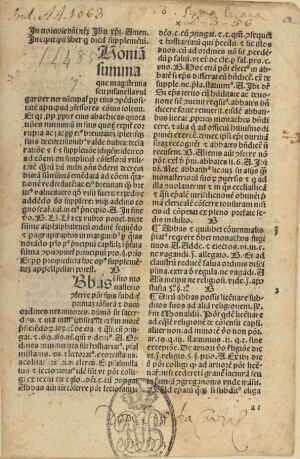 Supplementum Summae Pisanellae. Canones poenitentialesConsilia contra Judaeos foenerantes