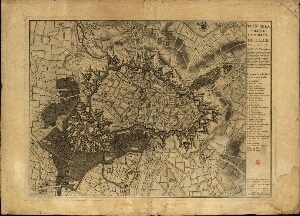 Plan de la ville et citadelle de Lille, place forte du comté de Flandres