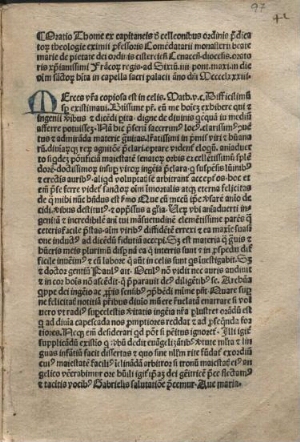 Oratio ad Sixtum papam IV in die Omnium Sanctorum 1483 habita