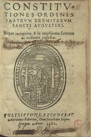 Constitutiones Ordinis Fratrum Eremitarum Sancti Augustini