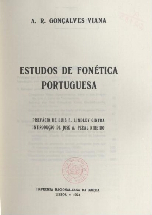 Estudos de fonética portuguesa