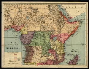 Philipsªpopular map of Central Africa showing the new boundaries according to the Anglo-German agree...
