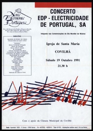 Concerto EDP - Electricidade de Portugal, SA - Covilhã