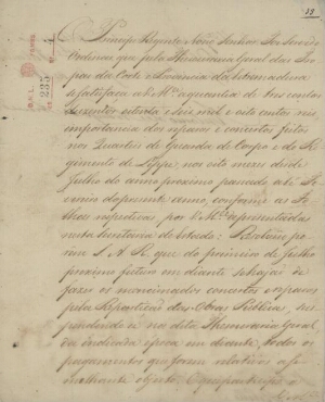 [Carta de António de Araújo de Azevedo, 1.º Conde da Barca, a Francisco de Brito Rebelo sobre a impo...