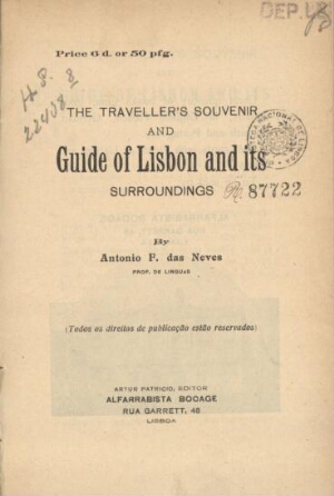 The traveller's souvenir and guide of Lisbon and its surroundings