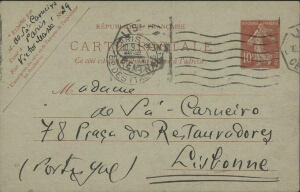 [Bilhete-postal, 1915 set. 4, Paris a Maria Cardoso de Sá Carneiro, Lisboa]