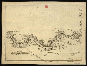 [Carte particuliere du Nouveau Canal, fait pour la conduitte de la Riviere d´Eure, depuis Pontgouin ...