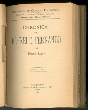 Chronica de el-rei D. Fernando