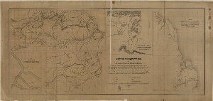 Mappa geographico de huma parte do imperio do Brazil confinante com as Republicas do Perú, Nova Gran...