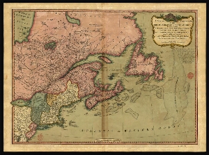 A new and correct map of the british Colonies in North America comprehending Eastern Canada with the...