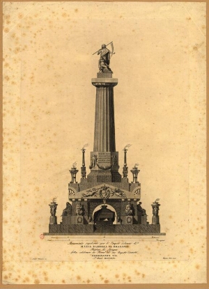 Monumento sepolcrale per lªesequi solenni di Maria Isabella di Braganza, Regina di Spagna