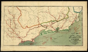 Planta geral das estradas de ferro das provincias de Rio de Janeiro, S. Paulo e Minas-Geraes