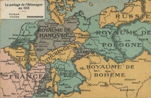 Le partage de l'Allemagne en 1915