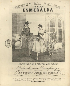 Novissima polka na dança Esmeralda