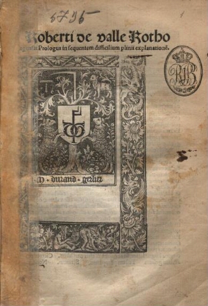 Explicatio terminorum Naturalis Historiae Plinii difficilium