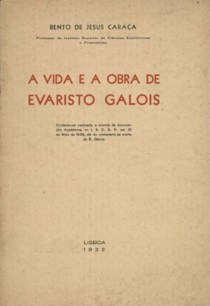 A vida e obra de Evaristo Galois