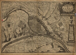 Plan general des attaques faites devant la ville et le chateau de Namur...