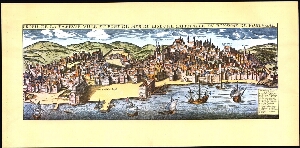Profil de la famevse ville et port de mer de Lisbone cappitalle dv royavme de Portvgal